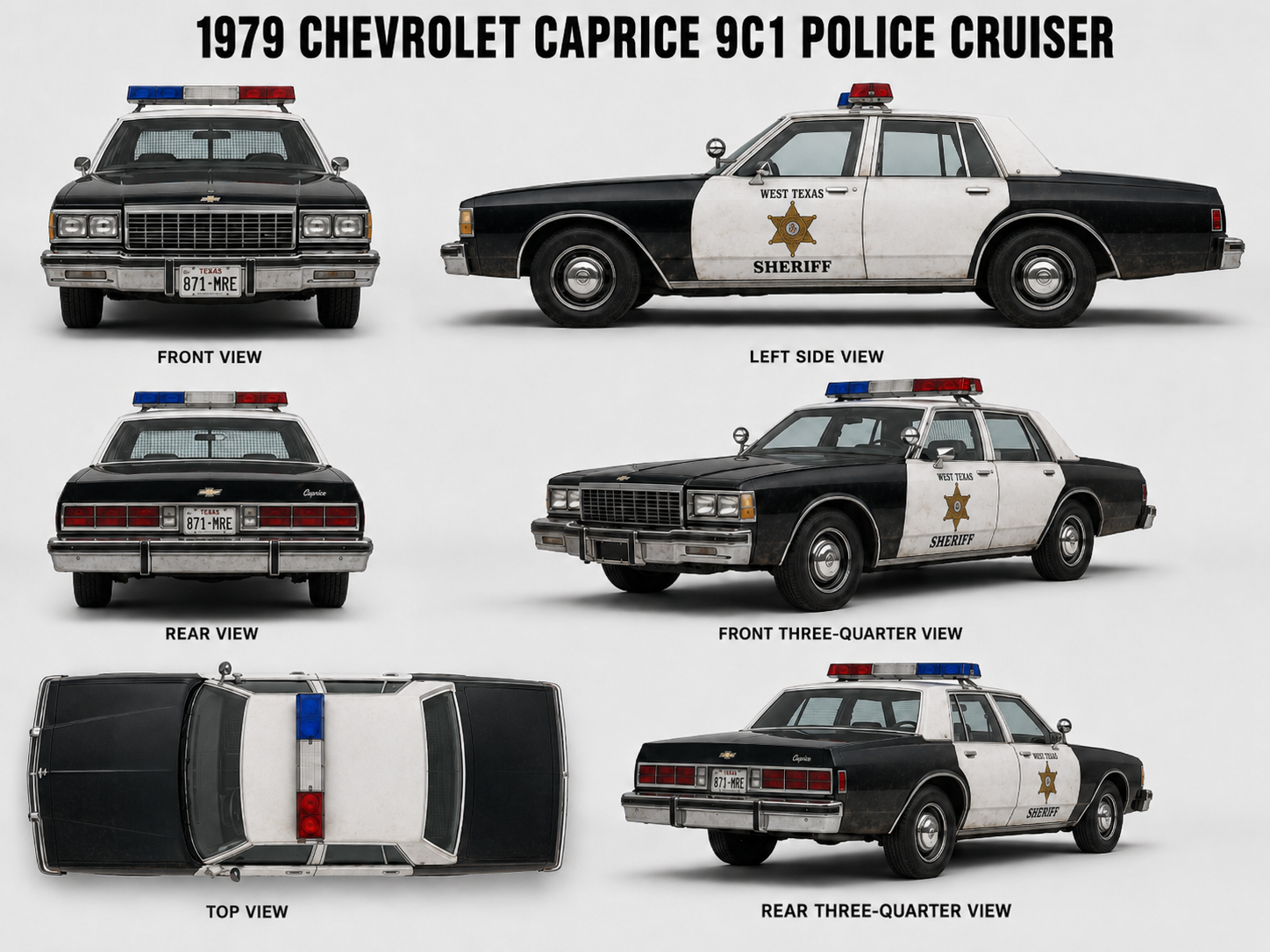 1979 Chevrolet Caprice 9C Police Cruiser